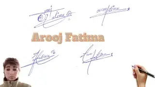 Arooj Fatima name style