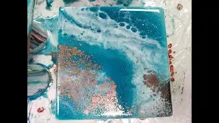 Peace House Art LIVE! - Epoxy Resin Coasters - Fluid Abstract Art