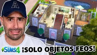 &iexcl;Uso SOLO los OBJETOS M&Aacute;S FEOS para decorar en Los Sims 4! 🏠 Reto de Construcci&oacute;n