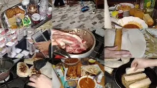 رحت نعتاني بجداتي المريضة لقيت روحي فلّست ماما و قلشت روحي😂فطرتها فيتامين و عشيتهم شربة فريك بسوفلي😍