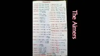 Trigonometry important formula for all competitive Exams  the Aimers