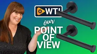 KES Matte Black Toilet Paper Holder | Our Point Of View