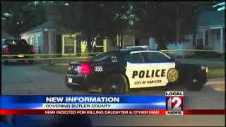 Man indicted for killing of daughter and other man