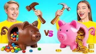 Челлендж. Шоколадная Еда vs Настоящая еда | Кухонные Лайфхаки и Хитрости от Multi DO Challenge
