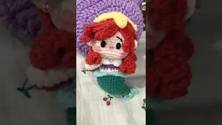 Ariel #crochet #knittig #cute #handmade #disneyprincess