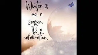 Winter is Not A Season ❤️❄️ #winterquote #winter #quote