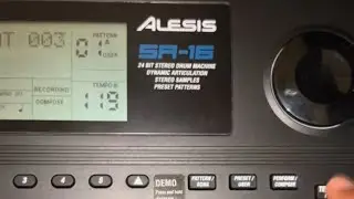 Alesis SR16 drum machine