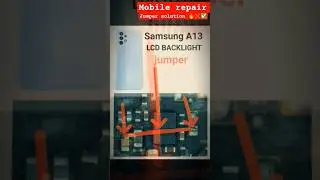 ✅Samsung A13 No Display Light Fix 🔥| LCD Jumper Solution 🔥100%A13 Backlight Problem Solved |✅