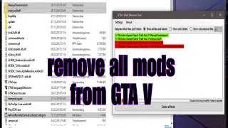 How to Remove All The Mods From GTA V // GTA V Mod Removal Tool // MA GAMING POINT //
