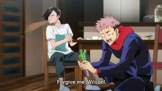 jujutsu kaisen ep 11 clip yuji and junpei begin a bromance