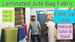 Colorful Jute Fabric | Jute Bag Material Dealer #jutebags #jutecloth #jute #sanal #jutekapda
