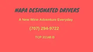 Bargain Priced Napa Designated Drivers Oakville CA
