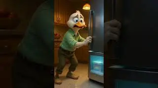 Baby Duck Got Stuck in the Cold! 🦆❄️🧊