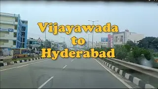 #Vijayawada to Hyderabad via NH and ORR