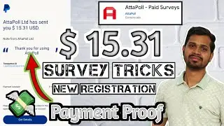 Best Paypal Earning App | Attapoll | Attapoll Unlimited Trick | Attapoll Unlimeted Survey Trick