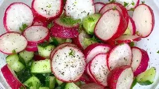 SUMMER RADISH SALAD - So Easy, So Good, Simply Fresh