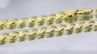 9ct 14ct 18ct Heavy Curb Chain - UK Hallmarked 22