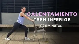CALENTAMIENTO PARA TREN INFERIOR CON SILLA 🪑🔥| 5 Minutos 