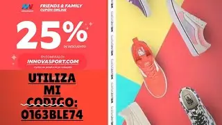 INNOVASPORT TE REGALA UN 25% DE DESCUENTO|utiliza el codigo: 0163BLE74|