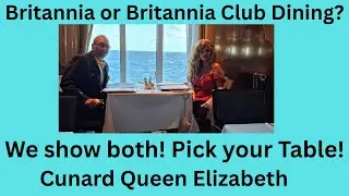 Экскурсии по ресторанам лайнера CUNARD QE Britannia и клуба Britannia!