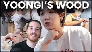 BTS VLOGS: Yoongi Woodworking Vlog Reaction!