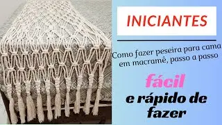 Como fazer peseira para cama, fácil e rápido de fazer @JorgeBonetti