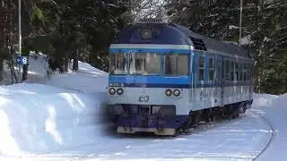 Motorové vozy 854 s rychlíky na Zubačce