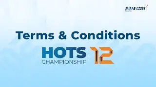 Terms And Conditions Hots Championship 12