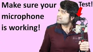 How to test external microphone is working on phone