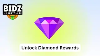 Unlock Diamond Rewards | BIDZ Tutorial