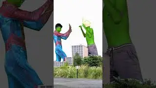 Spider-man destroys the monster F You | Biệt đội người nhện ti&ecirc;u diệt qu&aacute;i vật #shorts