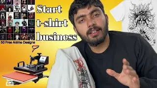 Free 50 Anime T-Shirt Designs 🎨 | Complete T-Shirt Selling Business Tutorial