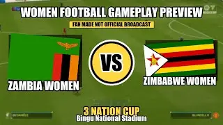 Zambia Women vs Zimbabwe Women | 3 Nation Cup | 2 Dec 2025 | Gameplay Preview