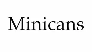 How to Pronounce Minicans