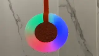 Xinborry Bluetooth Shower Speaker, IPX7 Waterproof Speaker with Dynamic LED Light Review