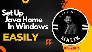 How to set Java Home in Windows || install Java in Windows || Code With Malik || Java