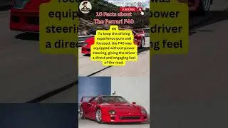 10 Facts  About The Ferrari F40 #ferrari #cars #classiccars @TheArchimedesFiles
