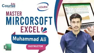 6.  Change Fonts Size Style Inside Outside Border | MS Excel Full Course in Pashto