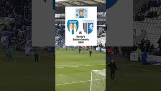 🎥 Matchday Vlog: Colchester United vs Gillingham 🔵 #weeksfootballfinds #gills #gillingham