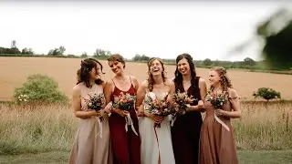 Harefield Barn Wedding Video, Exeter Devon - amazing countryside views and an outdoor ceremony,