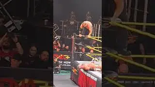 PCO destroys Crazzy Steve on the ring apron. Windsor,  ON  3/9/24 #professionalwrestling #tna