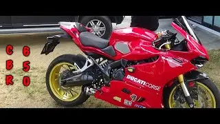 Honda cbr650 captain smart past เร็วๆนี้...