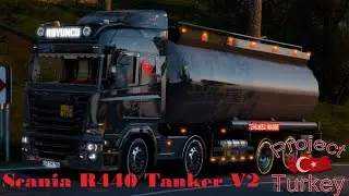 ETS2 Scania R440 Tanker V2 MODS ROEXTENDED MAP MODS