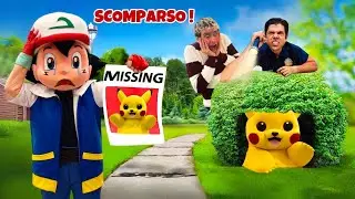 PIKACHU È SCOMPARSO! ASH PASSA TUTTA LA GIORNATA A CERCARLO...😱😭 *polizia*