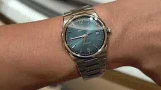 JLC Master Control Chronometer date on wrist 6.7 inches. #jaegerlecoultre