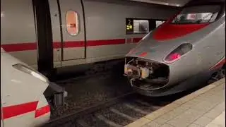ICE(403) kuppelt mit Trenitalia(ETR 610)