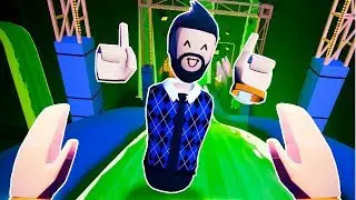 I Challenge Whacky and 8bit to the Ultimate VR Obstacle Course in Rec Room Stunt Runner VR!