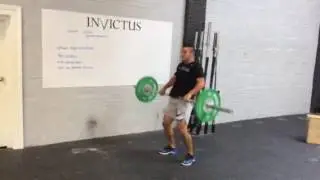 Barbell Cycling - Squat Clean no foot movement