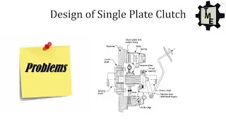 Design of Clutches -1 | Single plate Clutch | Design of Transmission Systems