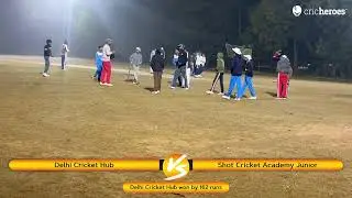 Delhi Cricket Hub vs Shot Cricket Academy Junior | Shot premier league season 4 (Semi Final) | Live